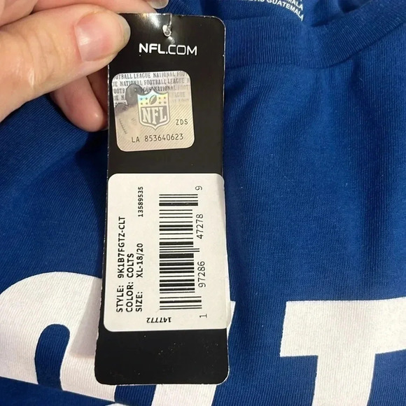 NFL Indianapolis Colts Youth Long Sleeve T-Shirt - Picture 4 of 4